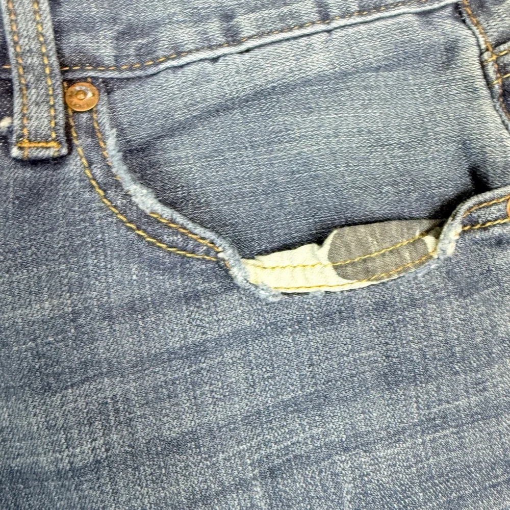 Lucky Brand 221 Original Straight Mens Blue Jeans 34x32 Medium Wash Denim